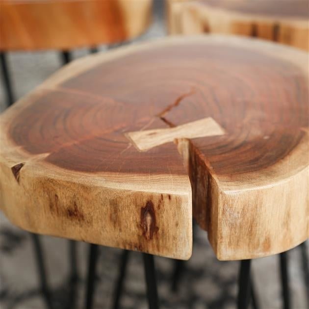 Dimehouse Bijzettafeltje Boomstam Arbor Acaciahout