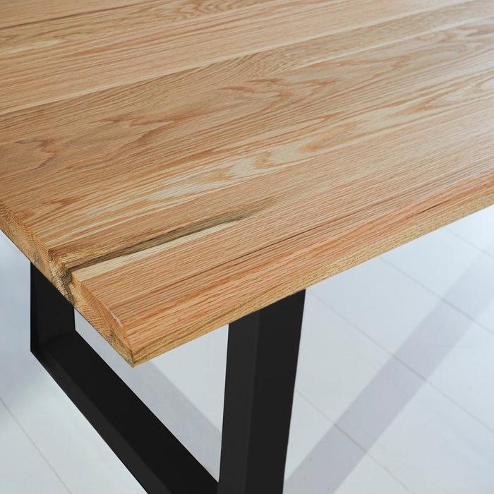 Dimehouse Eettafel Milas Eikenhout U-poot Zwart