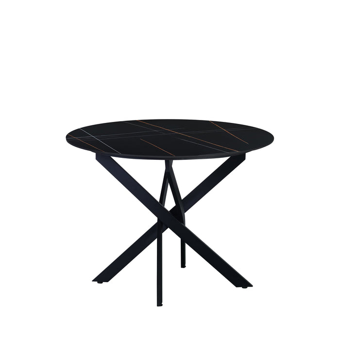 Dimehouse Eettafel Vivian Marmerlook Zwart