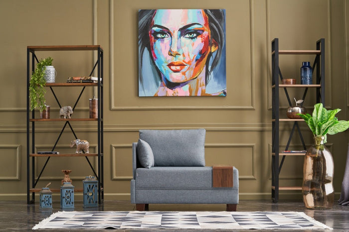 Dimehouse Fauteuil Links Fly Blauw