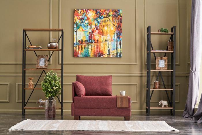 dimehouse Fauteuil Links Fly Claret Rood