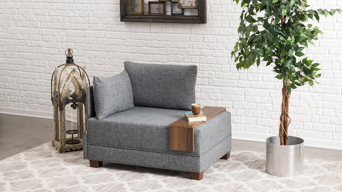 Dimehouse Fauteuil Links Fly Grijs