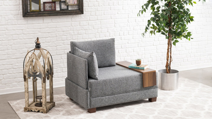 Dimehouse Fauteuil Links Fly Grijs