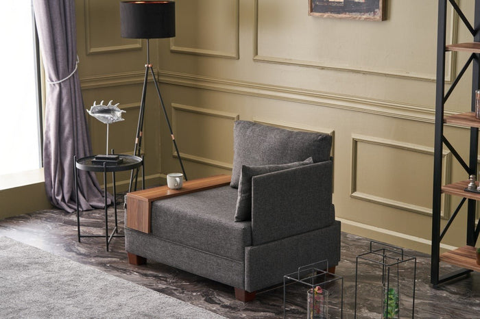 Dimehouse Fauteuil Rechts Fly Antraciet