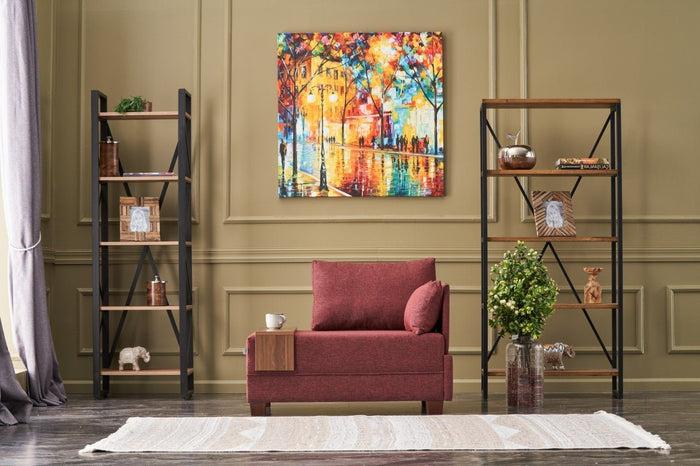 dimehouse Fauteuil Rechts Fly Claret Rood