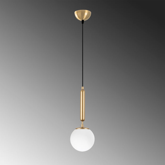 Dimehouse Hanglamp 1-lichts Goud Glas Cascade