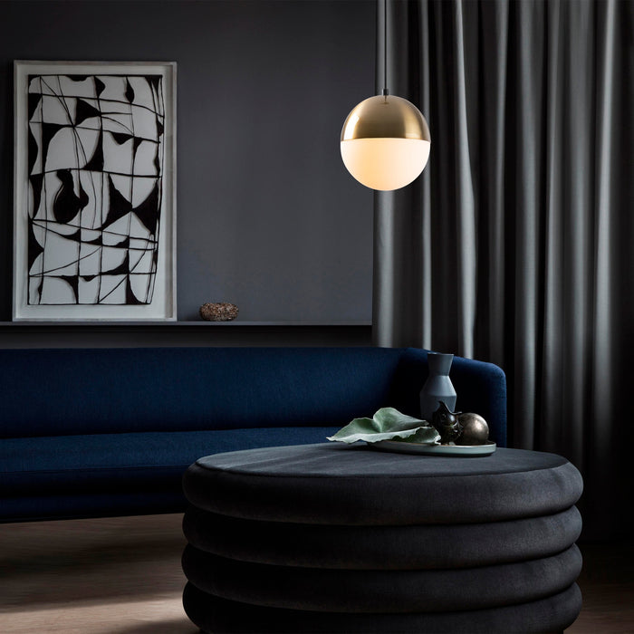 dimehouse Hanglamp 1-lichts Wit Glas Regal