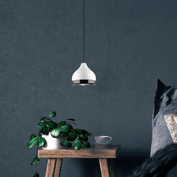 dimehouse Hanglamp 1-lichts Wit Metaal Grip