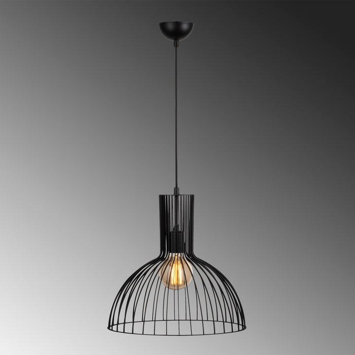 Dimehouse Hanglamp 1-lichts Zwart Metaal Quartz