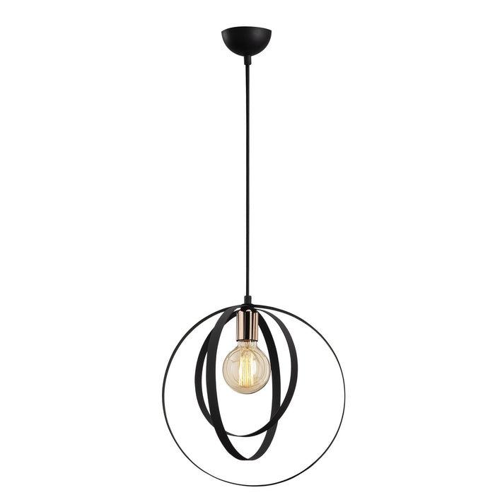 Dimehouse Hanglamp 1-lichts Zwart Metaal Thorn