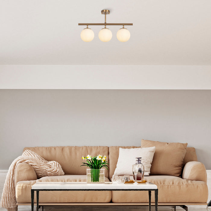 Dimehouse Hanglamp 3-lichts Bronskleurig Metaal