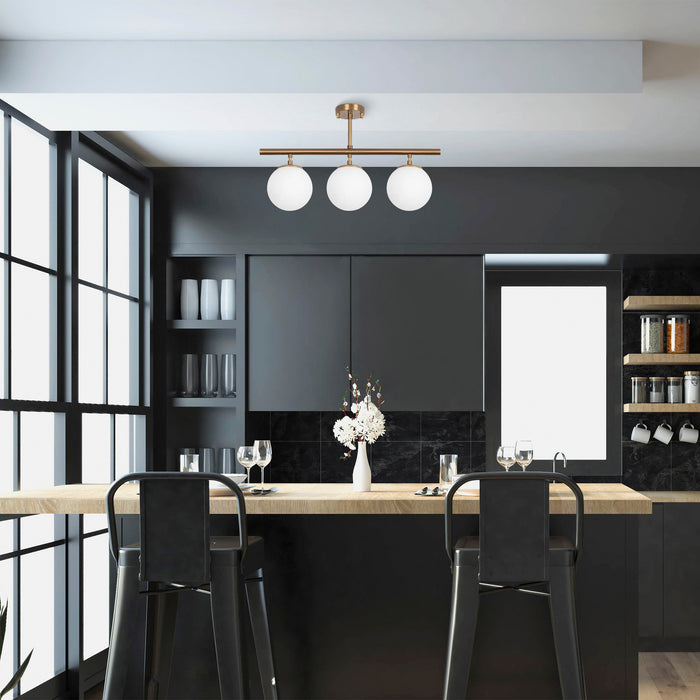 dimehouse Hanglamp 3-lichts Bronskleurig Metaal