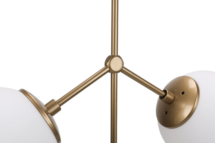 Dimehouse Hanglamp 3-lichts Wit Glas Polaris