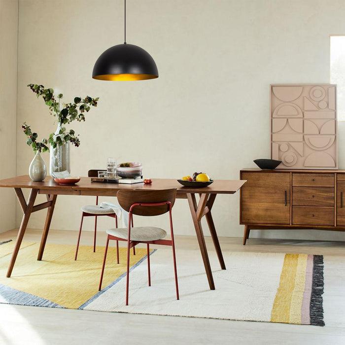 dimehouse Hanglamp 40 cm Zwart Goud Metaal Echelon