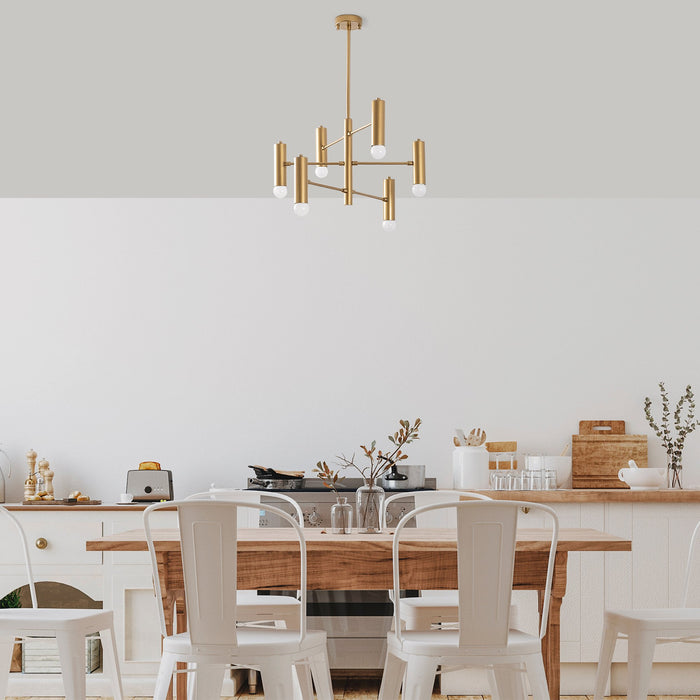 Dimehouse Hanglamp 6-lichts Goud Metaal Arctic