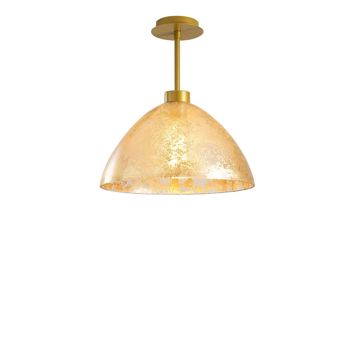 Dimehouse Hanglamp Goud Glas Crest