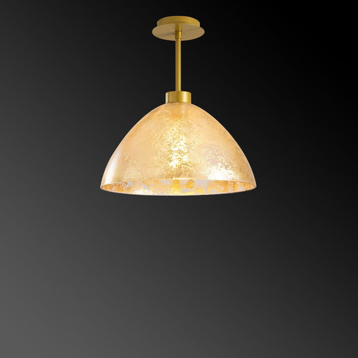 Dimehouse Hanglamp Goud Glas Crest