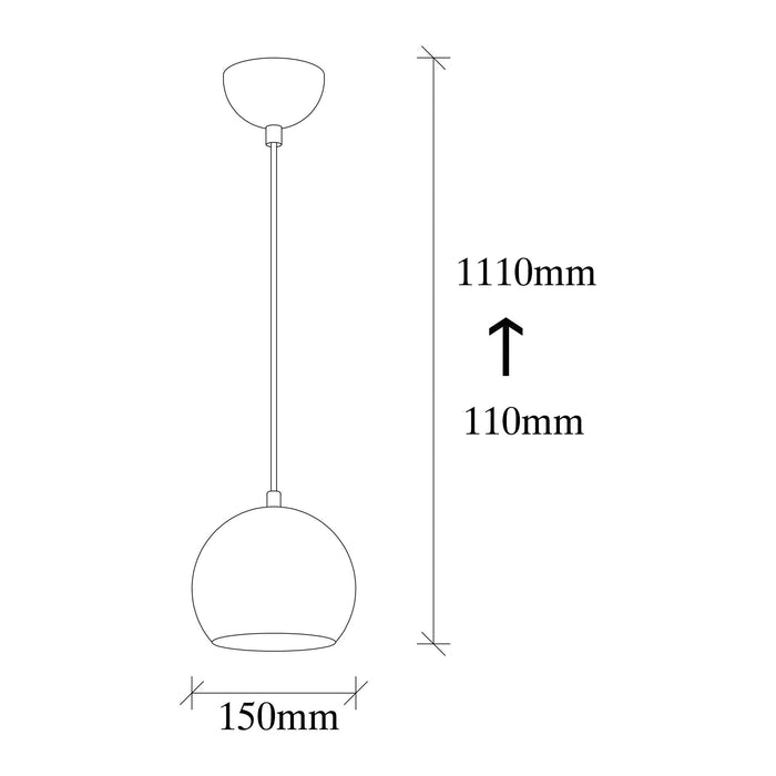 Dimehouse Hanglamp Goud Metaal Allure