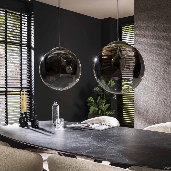 Dimehouse Hanglamp Juliette 2-lichts Rookglas