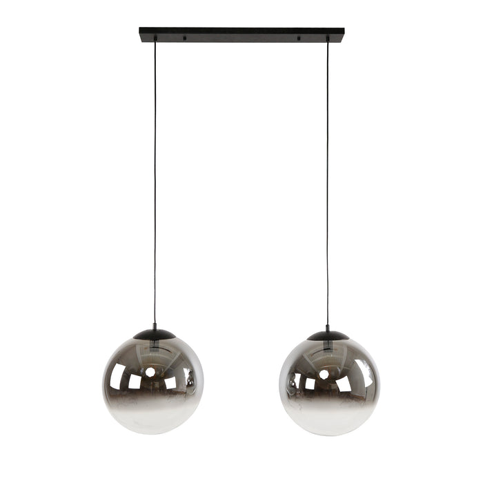 Dimehouse Hanglamp Juliette 2-lichts Rookglas