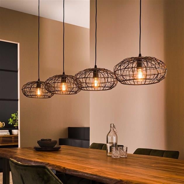 Dimehouse Hanglamp Kim 4-lichts Metaal