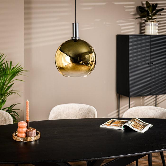 Dimehouse Hanglamp Nala 1-lichts Glas Goud