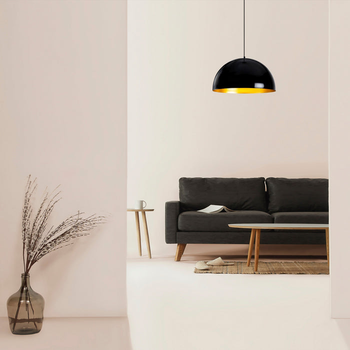 dimehouse Hanglamp Rond Zwart Metaal Allure