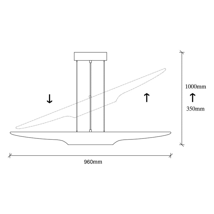 Dimehouse Hanglamp Zwart Metaal Lyra