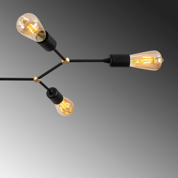 Dimehouse Hanglamp Zwart Metaal Sentinel