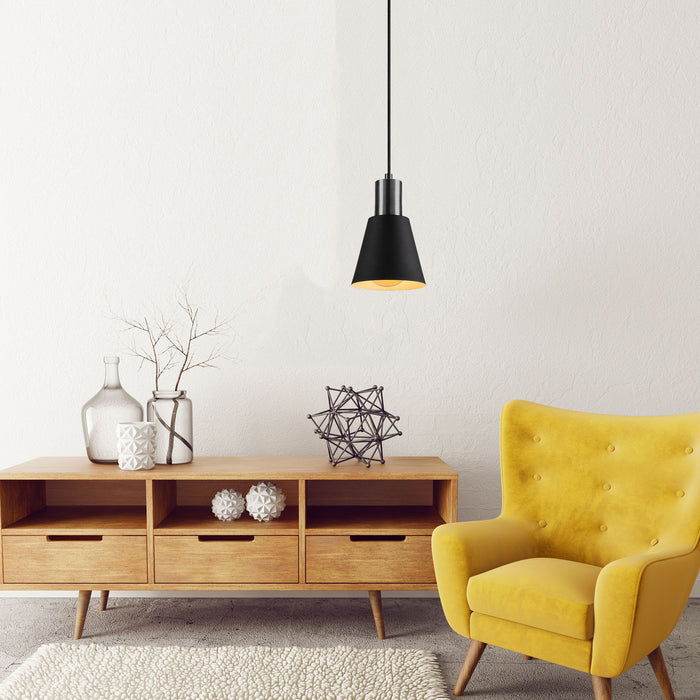 dimehouse Hanglamp Zwart Nickel Metaal Velora