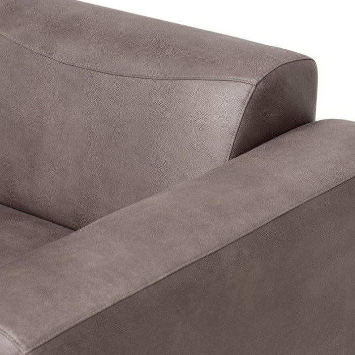 Dimehouse Hoekbank Barin Taupe Microvezel Links