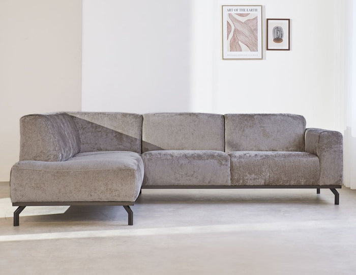 Dimehouse Hoekbank Chloe Taupe Links