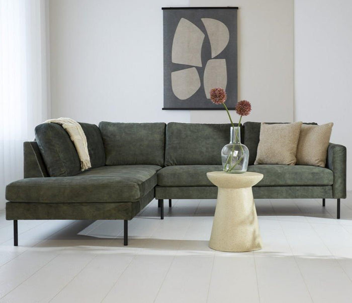dimehouse Hoekbank Gaya velvet groen links