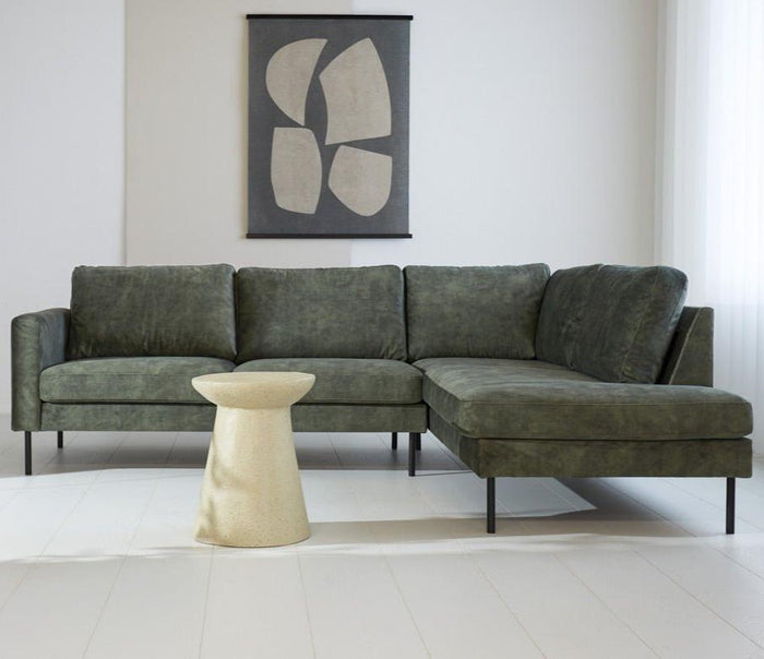dimehouse Hoekbank Gaya velvet groen rechts