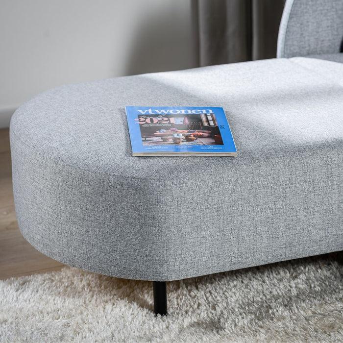 Dimehouse Hoekbank Jula Stof Grijs Links En Rechts