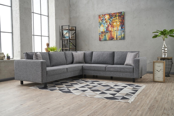 Dimehouse Hoekbank Kale Stof Grijs