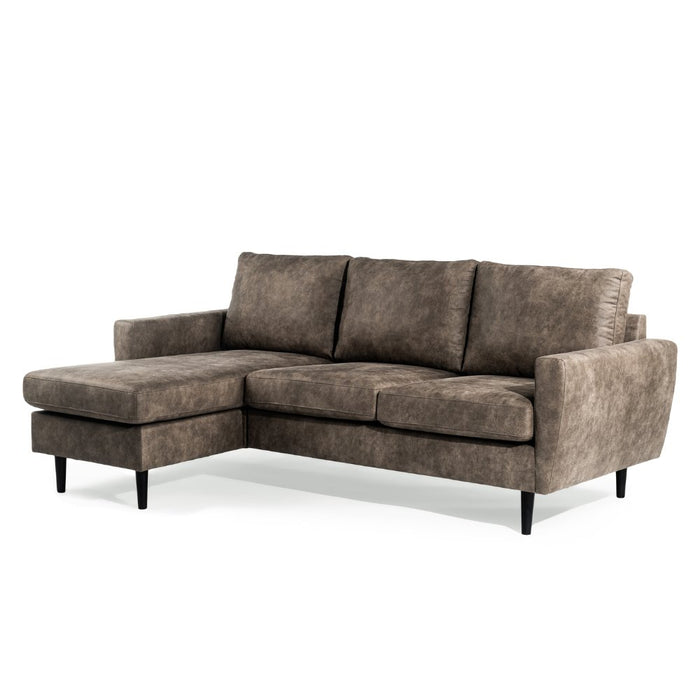 Dimehouse Hoekbank Lara Stof Taupe Links/rechts