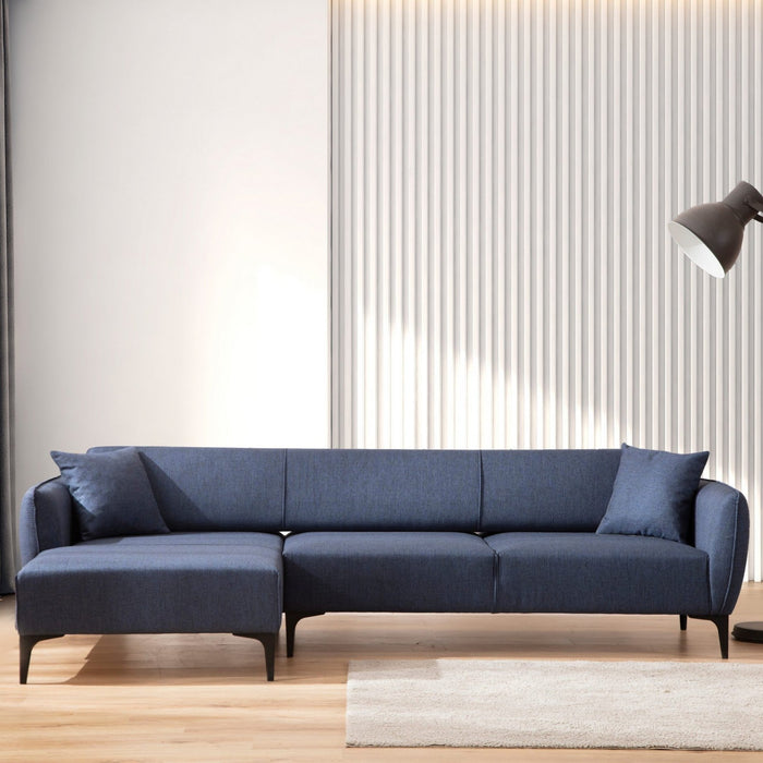 dimehouse Hoekbank Links Belissimo Blauw