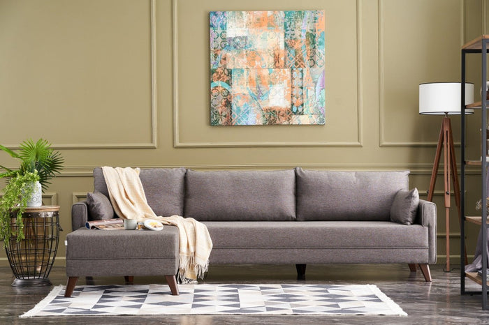 Dimehouse Hoekbank Links Bella Bruin