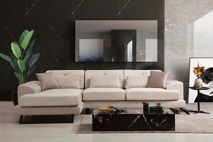 dimehouse Hoekbank Links Frido Ecru