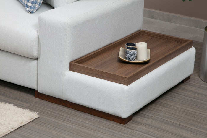 Dimehouse Hoekbank Loop Beige - Links - Met Tafel