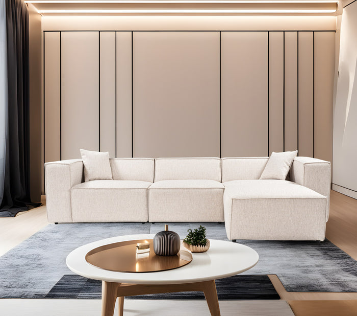 Dimehouse Hoekbank Lora Licht Bruin