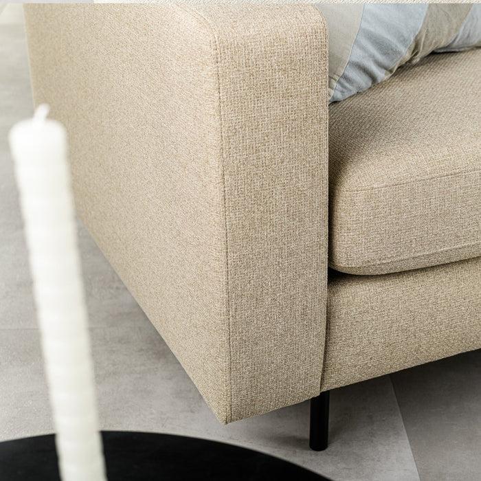 Dimehouse Hoekbank Merle Beige Stof Links/rechts