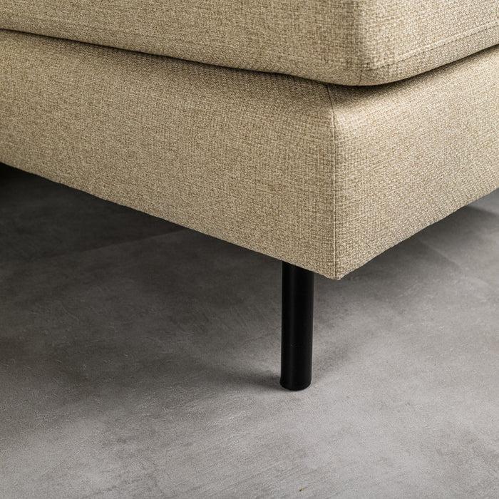 Dimehouse Hoekbank Merle Beige Stof Links/rechts