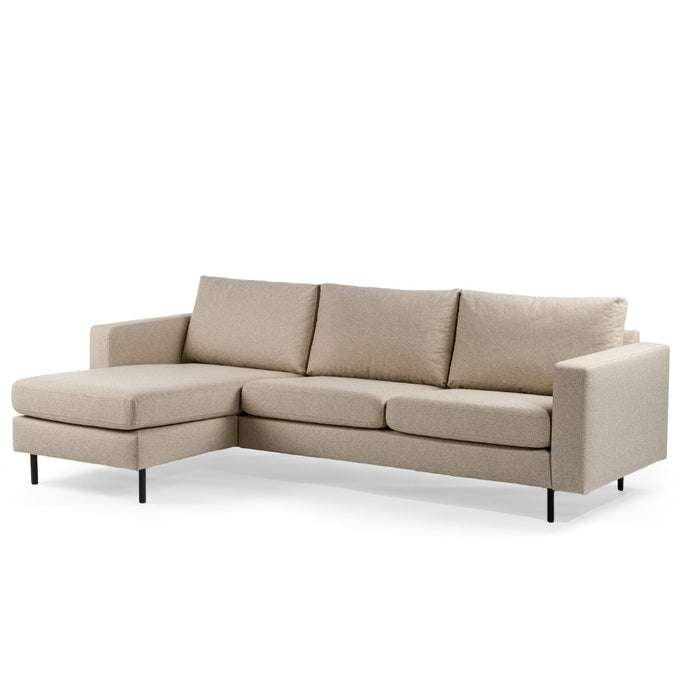 Dimehouse Hoekbank Merle Beige Stof Links/rechts