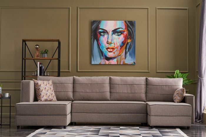 Dimehouse Hoekbank Met Slaapfunctie Ece Crème