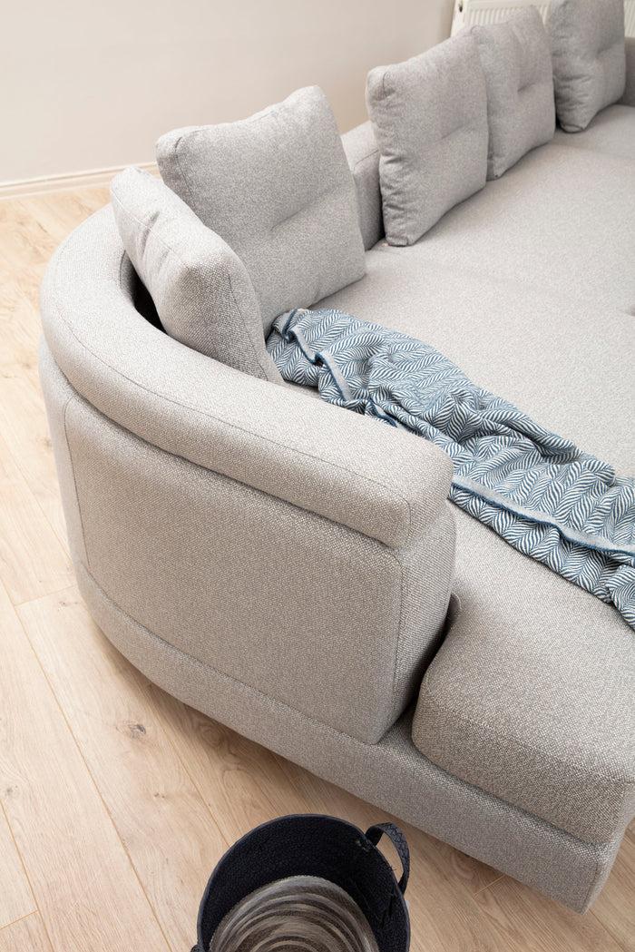 Dimehouse Hoekbank Padova Licht Grijs