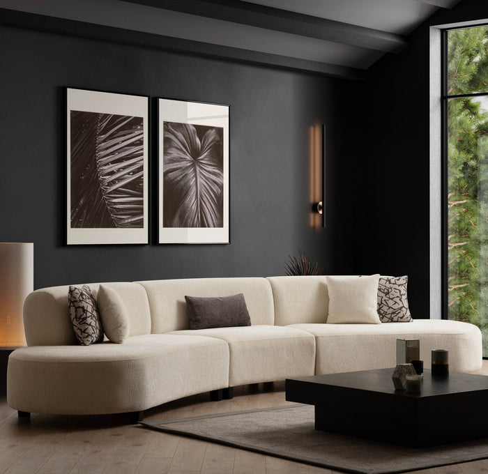 dimehouse Hoekbank Pars Crème - 390 cm