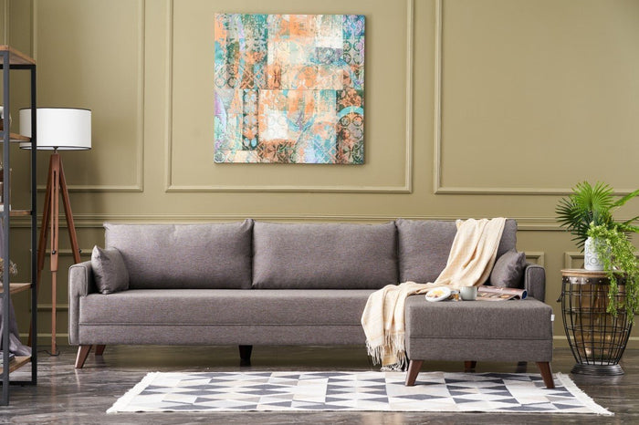 Dimehouse Hoekbank Rechts Bella Bruin