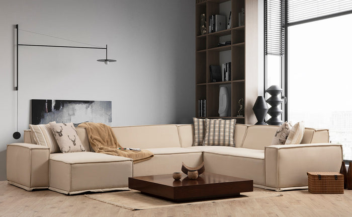 Dimehouse Hoekbank Rechts Lego Crème